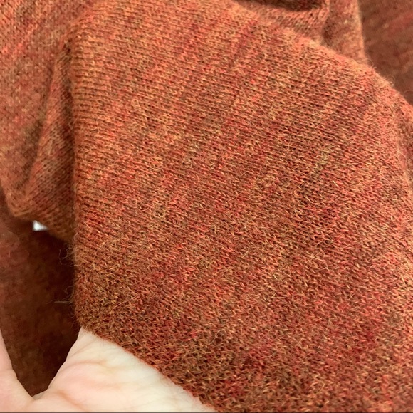 Eileen Fisher 100% Royal Alpaca Rust Cardigan - Picture 7 of 11